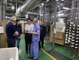 國家消防裝備質量監督檢驗中心領導 蒞臨華森參觀指導